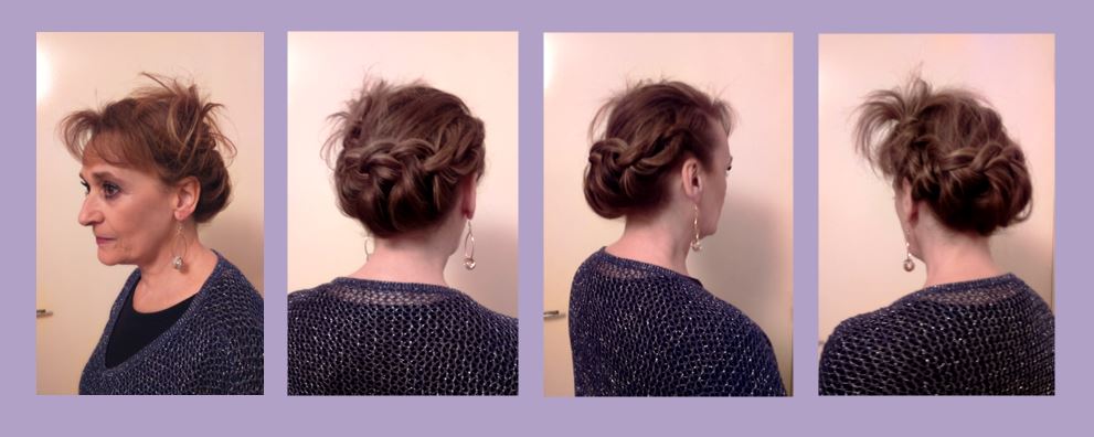 Chignon fantaisie et mouvement